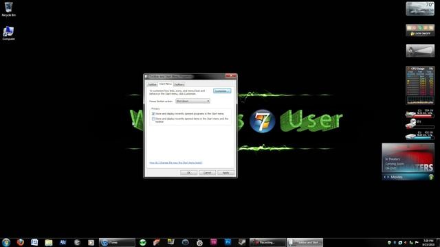 How to Customize Start Menu Themes Windows XP VISTA 7 SEVEN смотреть онлайн