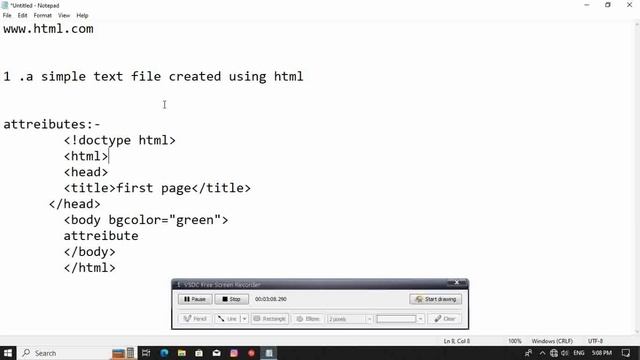 Basic Concept Of HTML Tutorial  Part-1