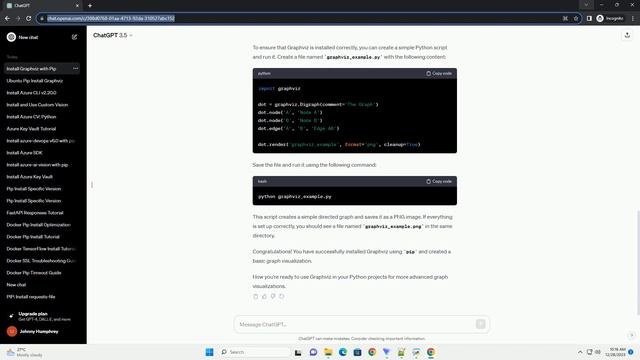 install graphviz using pip смотреть онлайн