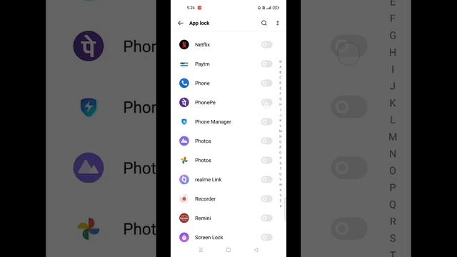 #how to set lock in your apps without download any app #short settings # app lock setting #app lock смотреть онлайн
