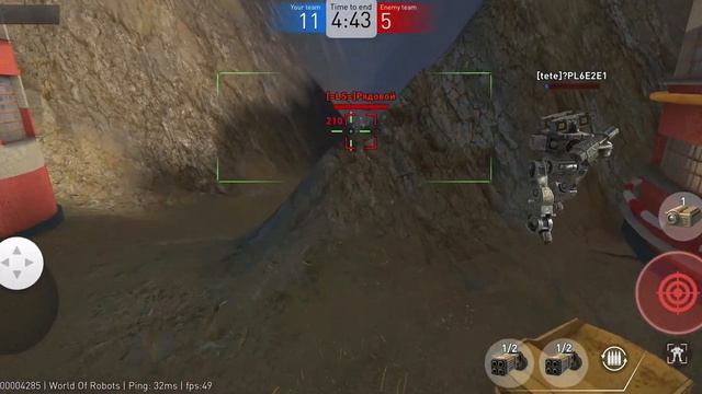 World of Robots: TDM 3vs4 - рандом против двоек смотреть онлайн