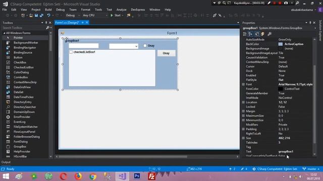 C# GroupBox kullanımı | Sıfırdan C# Eğitim Seti смотреть онлайн