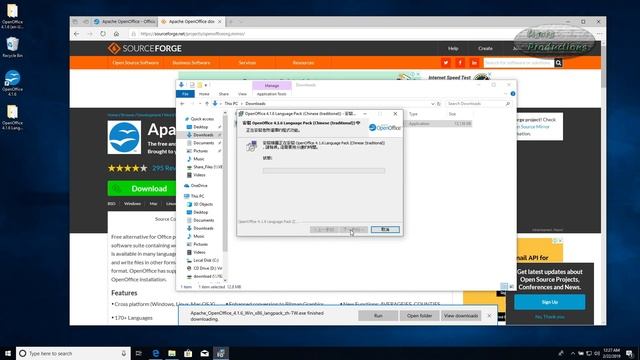 Install And Config OpenOffice Language Pack Windows 10 Demo