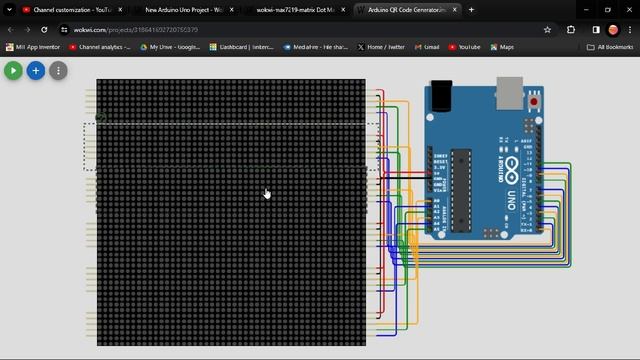 Arduino QR code Generator/How to generate QR code using led matrix display And arduino/Einfotainmen смотреть онлайн