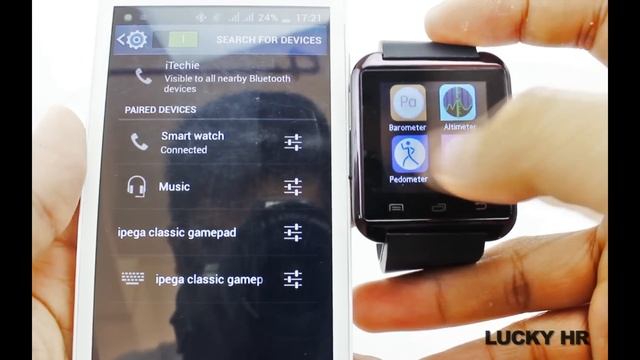 How to connect Bluetooth Smart U-watch to your Android Phones смотреть онлайн