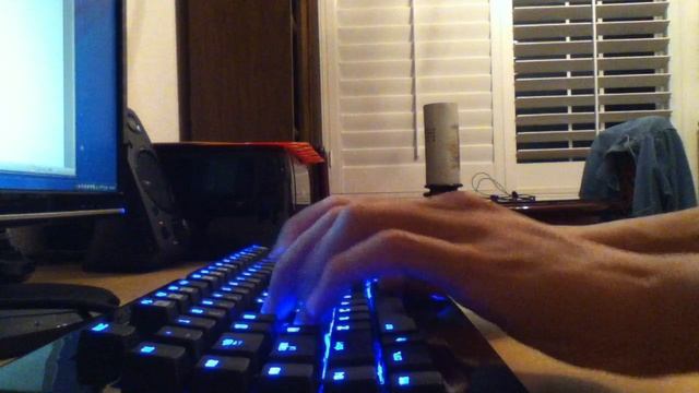 Razer Blackwidow Ultimate Typing sound. смотреть онлайн