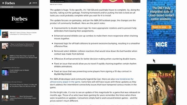 NBA 2K17 PATCH 1.12 смотреть онлайн