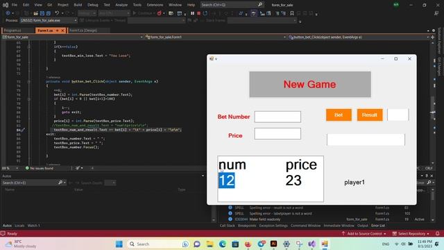 windows form project game loto using c# смотреть онлайн