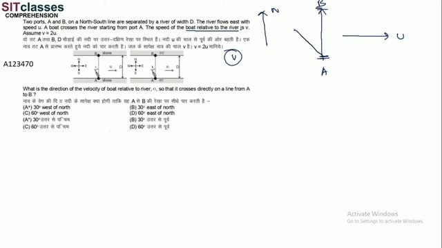 KINEMATICS RIVER BOAT PROBLEM 12 смотреть онлайн