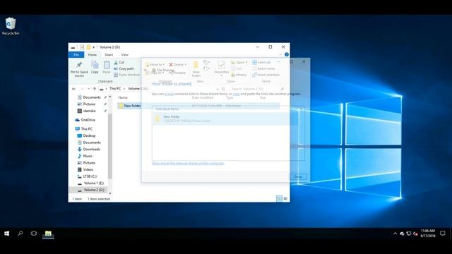 39. Создание и управление файлов и папок в Shares Windows 10 смотреть онлайн