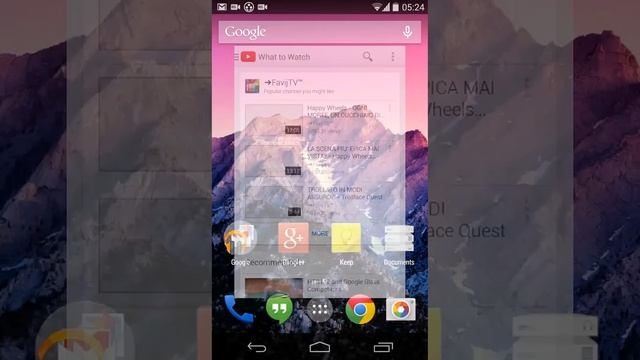 ParanoidAndroid 4.5 Recents Early Preview смотреть онлайн