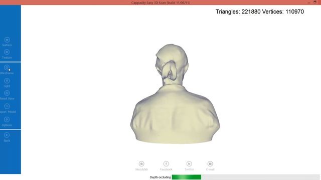 Cappasity Easy 3D Scan - R200 Head Scanning. Intel RealSense 3D Camera. Build 11/6/15 смотреть онлайн