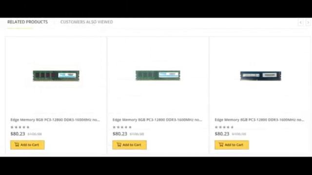 Apple 8GB PC3-12800 DDR3-1600MHz Non-ECC Unbuffered CL11 240-Pin DIMM 1.35V Low Voltage