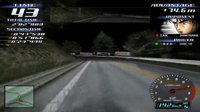 Initial D Arcade Stage Ver 3 - Akina Downhill - Rain - Takumi смотреть онлайн