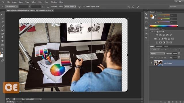 How to use Crop tool (Crop Image) in Photoshop | क्रॉप प्रतिमा कशी वापरावी | शिका फोटोशॉप मराठीत |3 смотреть онлайн