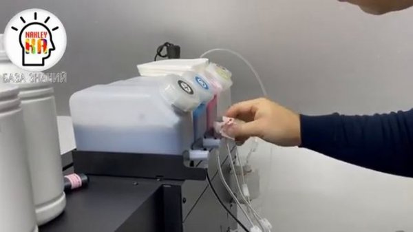 Заливка или доливка чернил в DTF или UV DTF принтер