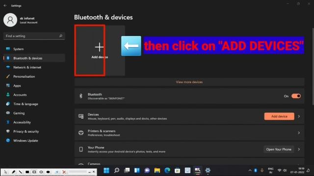 HOW TO CONNECT BLUETOOTH HEADSET || IN WINDOWS-11 LAPTOP смотреть онлайн