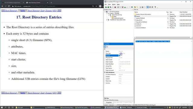 8.11 FAT Directory Entry and file attributes смотреть онлайн