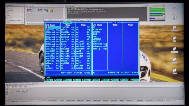 Windows 3.11 running under DosBox in IRIX at the double click of a mouse button смотреть онлайн