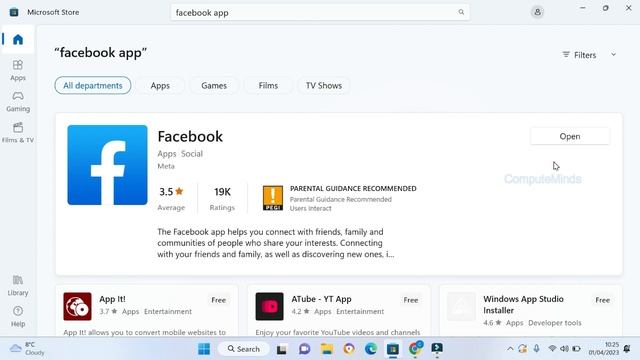 Install Facebook app on Windows | How to install Facebook app on Windows 11 | #facebook смотреть онлайн