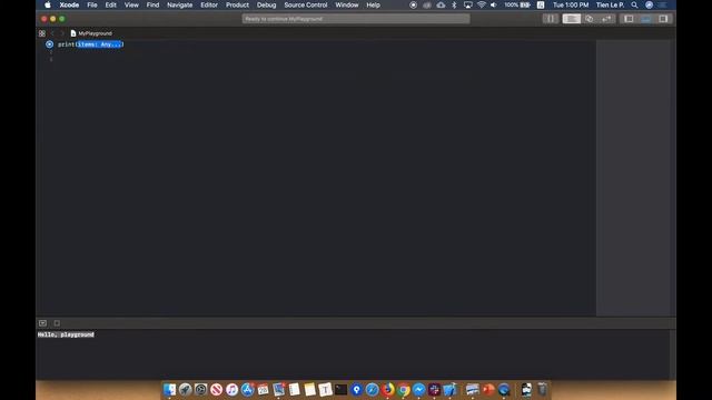 HELLO PLAYGROUND | Swift | 5 mins tutorials смотреть онлайн