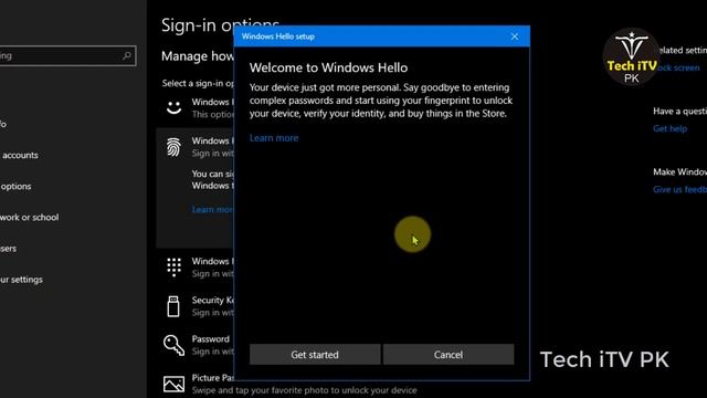 Setup Windows Hello fingerprint in windows 10 using HP laptop | Tech iTV PK смотреть онлайн