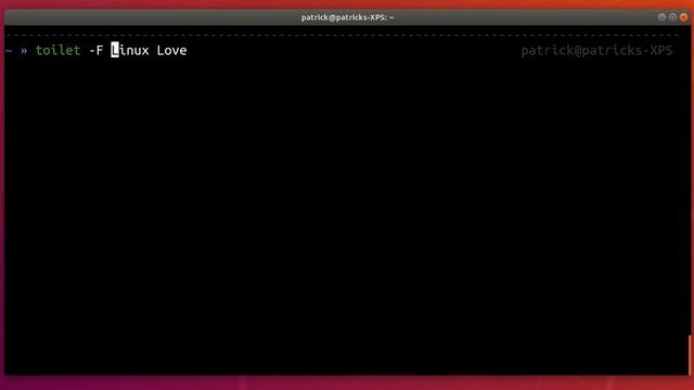 How to print a text in huge letters in the Linux terminal смотреть онлайн