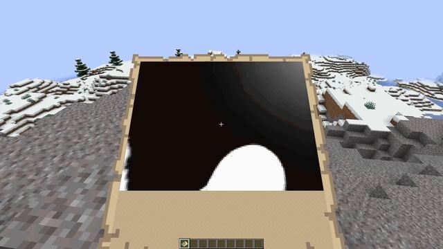 Bad Apple but on a Minecraft Map in Real time* смотреть онлайн