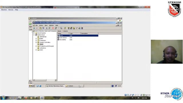 Manajemen File Sharing Pada Windows Server 2003 Kuliah Online Stekom Semarang Kelas Pagi