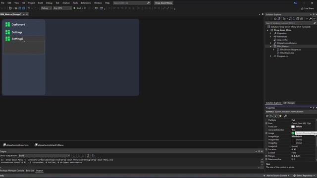 C# Modern Drop-Down Menu Design in Windows Form смотреть онлайн