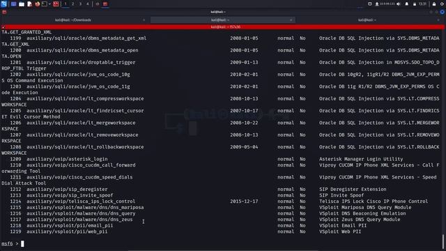 Setting up Msfconsole database file & using the Auxiliary and Exploit Modules (Part -11). смотреть онлайн
