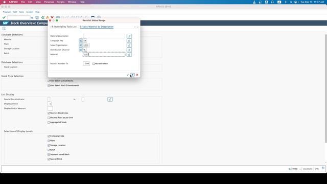 SAP Sales & Distribution | Step 10: Check Stock Status | Mac OS смотреть онлайн