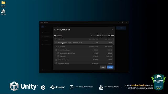 Instalando o Unity Hub 3.0.1 смотреть онлайн