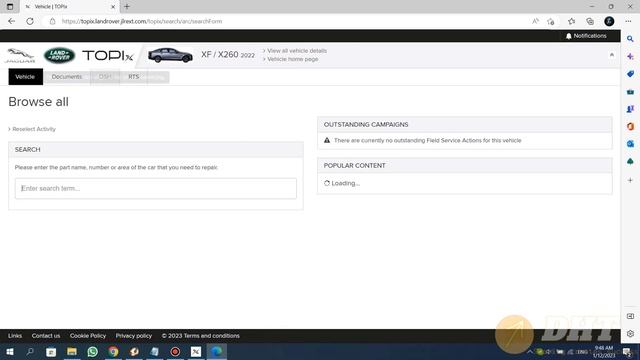 JLR Topix Account Online Full Function | dhtauto.com смотреть онлайн