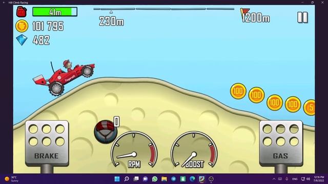 Hill Climb Racing Play on Windows Subsystem 2 смотреть онлайн