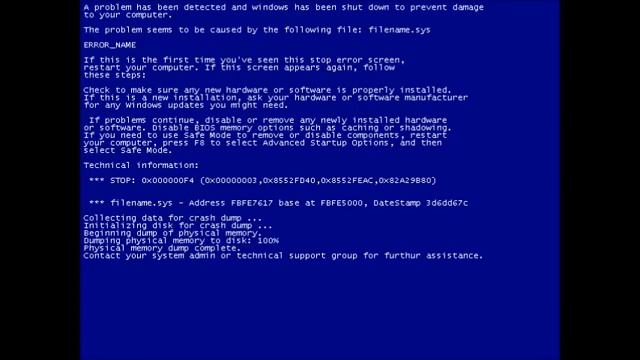 (REUPLOAD) Hidden Windows BSOD Startup Sound смотреть онлайн