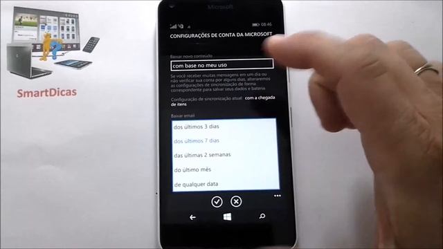 Configurações Windows Phone Lumia 640 Parte 03 Contas смотреть онлайн