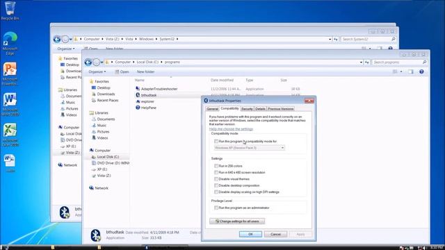 Trying Windows XP and Vista programs on Windows 7 смотреть онлайн