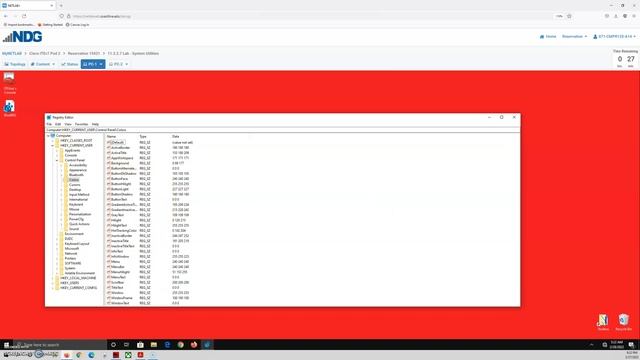 Lab 11.3.2.7 - System Utilities Part 2 Registry Editor смотреть онлайн