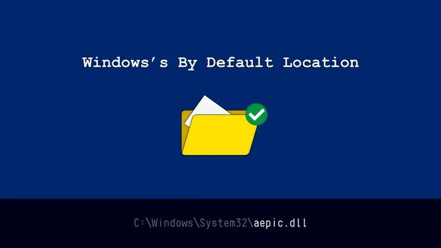 Aepic.dll what is it? Is Aepic.dll virus or safe file? смотреть онлайн