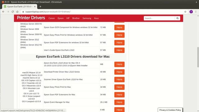 epson ecotank l3110 driver смотреть онлайн