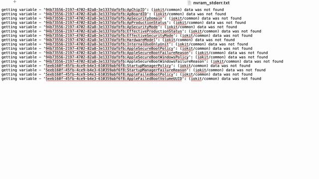 232. nvram "Error getting variable" "data was not found" смотреть онлайн