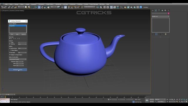 Contour Generator | 3dsMax Script смотреть онлайн