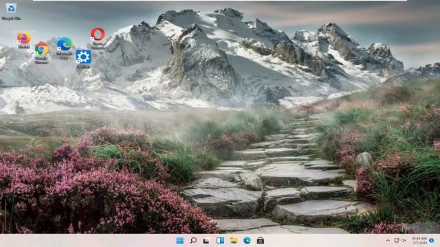 How to Align Desktop Icons Where You Want Them and Stop Auto Align In Windows 11 смотреть онлайн