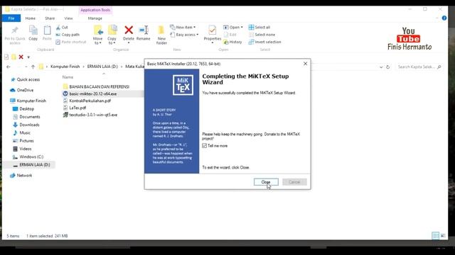 Cara Download/Instal MikTex/LaTex dan TeXstudio смотреть онлайн