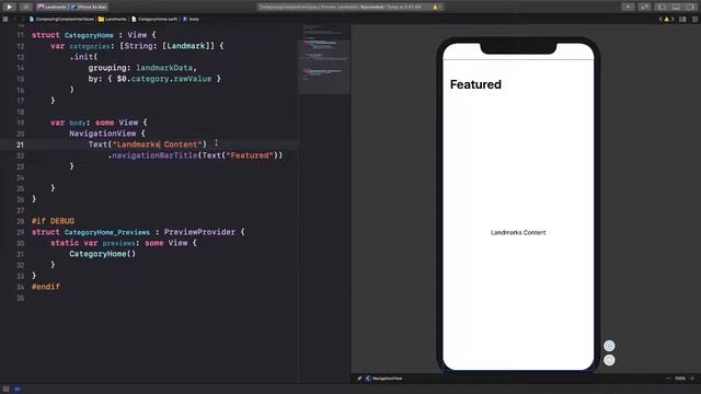 SwiftUI - Composing Complex Interfaces - Section 2: Create a Categories List (Xcode 11) смотреть онлайн