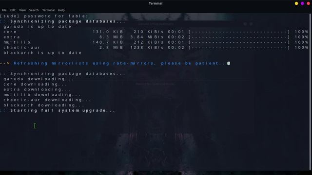 Running Garuda Linux Cinnamon As My Mine. смотреть онлайн