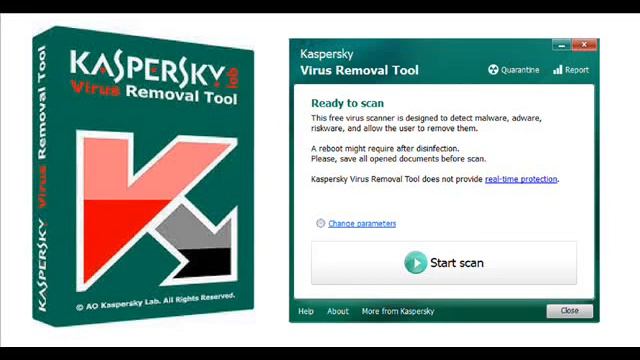 Télécharger gratuitement Kaspersky Virus Removal Tool x-86 x-64 Portable смотреть онлайн