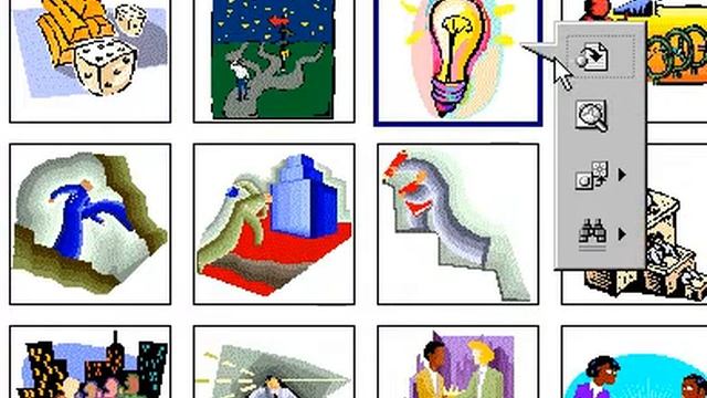 Microsoft Office PowerPoint 2000 Add clipart смотреть онлайн