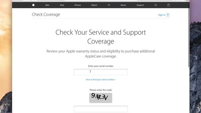 How to check Service and Support Coverage for Macbook смотреть онлайн